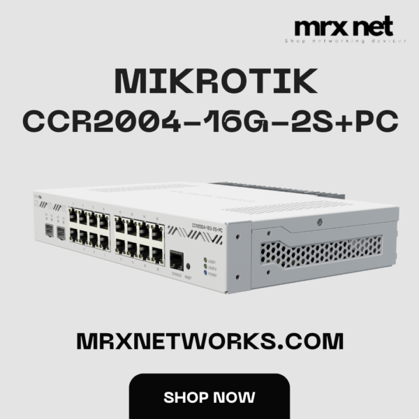روتر بورد ميكروتك Mikrotik CCR2004-16G-2S+PC