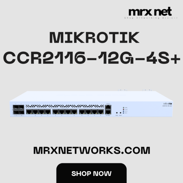 روتر كلود +Mikrotik CCR2116-12G-4S