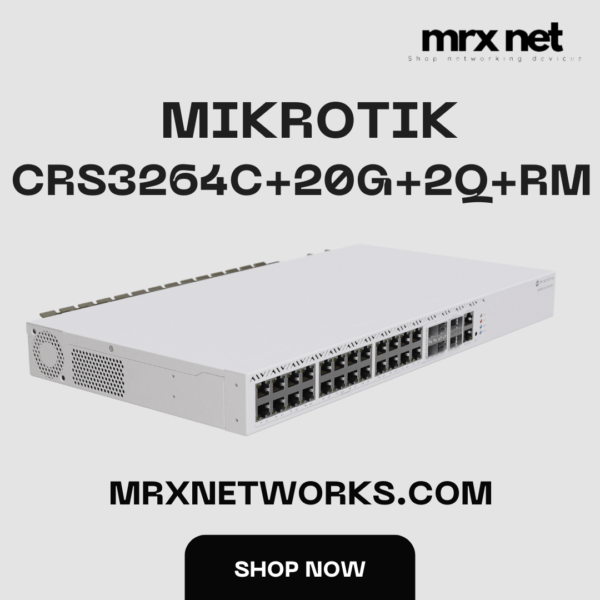 روتر بورد ميكروتك  Mikrotik CRS326-4C+20G+2Q+RM